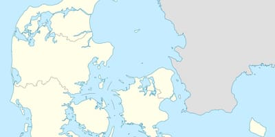 地図のデンマークベクトル