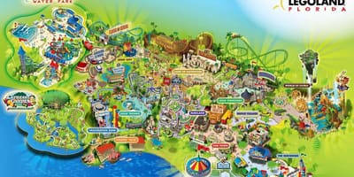 レゴランドデンマーク地図