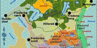 地図ュージーランドデンマーク